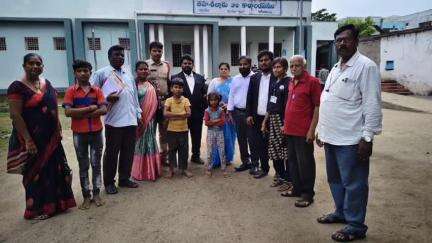 "SAATHI" లో భాగంగా జగ్గంపేటలో అనాధ పిల్లలకు ఆధార్ నమోదు
