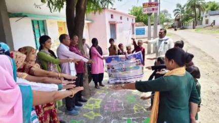 कालापीपल: खरदोन खुर्द में जल गंगा संवर्धन अभियान के तहत जल संरक्षण के लिए जागरूकता रैली और शपथ का आयोजन