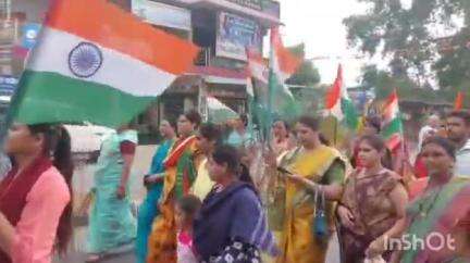 घोड़ाडोंगरी: घोड़ाडोंगरी में निकाली गई तिरंगा यात्रा, विधायक गंगा उइके भी शामिल हुईं