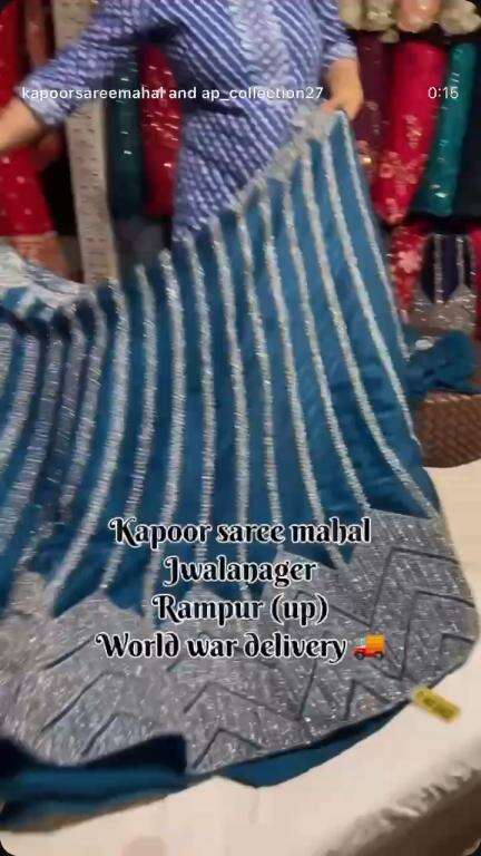 Designer lehnge from kapoorsareemahal jwalanager rampur