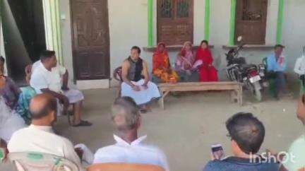 হরিশ্চন্দ্রপুর ২: সুলতান নগর এলাকায় দুটি গ্রামের বাসিন্দাদের নিয়ে শান্তি বজায় রাখতে সভা জেলা পরিষদ সদস্য