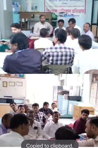 तालुका आरोग्य अधिकारी कार्यालय धाराशिव येथे सर्व आरोग्य सहाय्यक यांची बैठक .