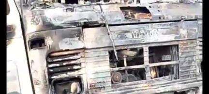 छतरपुर: छतरपुर के केरकी मोड के पास अज्ञात अपराधियों ने दो हाइवा में लगाई आग, पुलिस छानबीन में जुटी