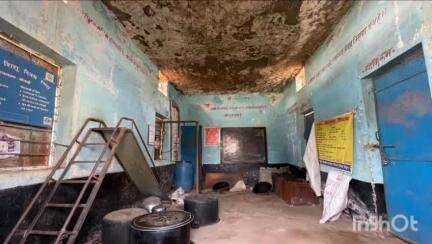 भैंसदेही: जूनापानी में जर्जर आंगनवाड़ी भवन की मरम्मत नहीं होने से बच्चों के जीवन से खिलवाड़