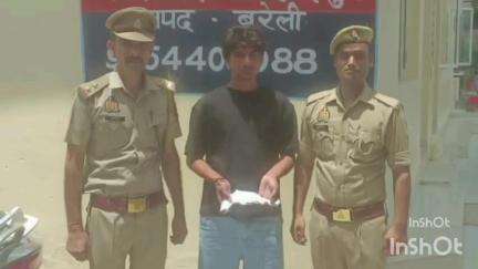 फरीदपुर: फरीदपुर थाना पुलिस ने तमंचे के साथ एक आरोपी को गिरफ्तार कर जेल भेजा
