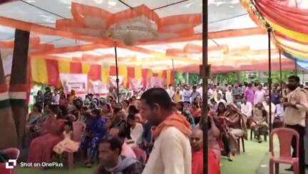 सुशासन तिहार के तहत जनपद पंचायत मालखरौदा के ग्राम पंचायत देवगांव में समाधान शिविर का आयोजन हुआ