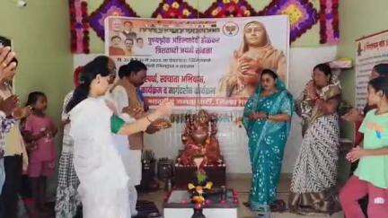 गडचिरोली: पुनश्च अहिल्याबाई होळकर यांच्या त्रिशताब्दी जयंतीचे औचित्य साधुन ज्योतिर्लिंग शिव मंदिरात महाजलाभिषेक महापूजा संपन्न