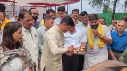 कनाड़िया: महापौर ने किया ₹30 करोड़ की लागत से बनने वाली सड़क का भूमिपूजन, होटल प्राइड से सिटी फॉरेस्ट तक बनेगी लिंक रोड