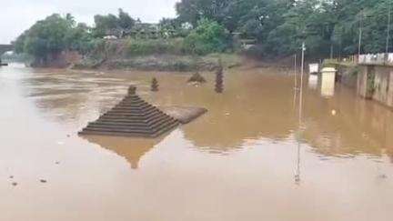 करवीर: पंचगंगा नदीची पाणी पातळी 20 फुटांवर; तर 11 बंधारे पाण्याखाली
