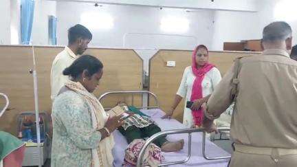 पीलीभीत: गांव सुंदरपुर में जमीनी विवाद के चलते महिला की पिटाई, घायल महिला को अस्पताल में कराया भर्ती