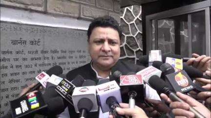 धर्मशाला: विधायक सुधीर शर्मा ने धर्मशाला में कहा- SP शिमला को भेजा गया क्रिमिनल डेफिनेशन का नोटिस