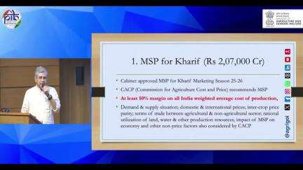 खरीफ 2025-26 के लिए 14 फसलों के MSP में वृद्धि का निर्णय
#CabinetDecisions #Kharif