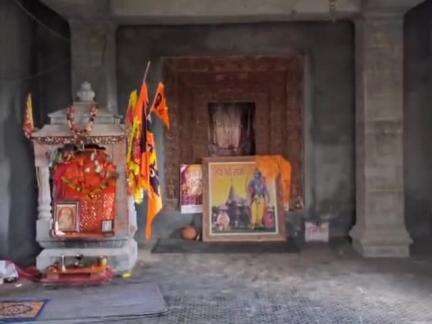सुंदर नगर: श्री राम श्री हनुमान जी मंदिर धनोटु के अंतिम गुम्बद का निर्माण कार्य पूरा, 20 से 25 हजार पत्थरों पर उकेरा गया राम नाम