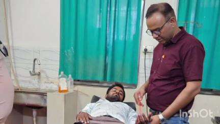 भवनाथपुर: भवनाथपुर में बाइक दुर्घटना में युवक गंभीर रूप से घायल, आरोपी बाइक सवार फरार