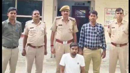 झालरापाटन: नगर पालिका अध्यक्ष के पति के साथ मारपीट करने वाले ₹5000 के ईनामी आरोपी राजकुमार उर्फ मोनू राठौर को किया गया गिरफ्तार