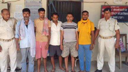 सुगौली: सुगौली पुलिस ने विशेष समकालीन अभियान के तहत 8 लोगों को किया गिरफ्तार, भेजा जेल