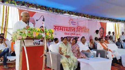 मुंगेली: समाधान शिविर: चातरखार क्लस्टर में 3,430 आवेदनों का शतप्रतिशत निराकरण, विधायक श्री मोहले रहे उपस्थित