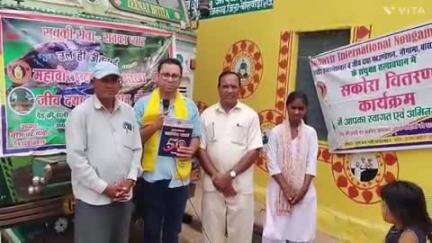 बागीदौरा: महावीर इंटरनेशनल शाखा नौगामा ने तांबेसरा गांव में परिंडे का वितरण किया