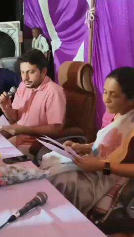 नारहेडा में जिला कलेक्टर की मौजूदगी में रात्रि चौपाल का आयोजन हुआ