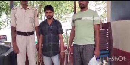 फतुहा: नदी थाना पुलिस ने फतेह जामपुर गांव से 7 लीटर विदेशी शराब के साथ दो धंधेबाजों को किया गिरफ्तार