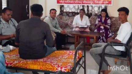 पीथमपुर: पीथमपुर के महाराणा प्रताप बस स्टैंड स्थित मुख्यमंत्री आश्रय स्थल में स्वास्थ्य परीक्षण शिविर का आयोजन