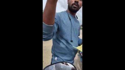 కుప్పం: కెనుమాకూలపల్లి సంతలో గుత్తేదారులు దౌర్జన్యం చేస్తున్నారని పోలీసులకు ఫిర్యాదు చేసిన ఎమ్మార్పీఎస్ నేత దేవరాజు