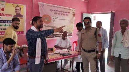 कैलारस: सेमई ग्राम पंचायत में लाल सिंह धाकड़ चुने गए कार्यवाहक सरपंच, पुलिस ने की सुरक्षा व्यवस्था