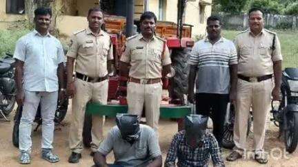 ట్రాక్టర్ దొంగతనానికి పాల్పడిన దొంగలు అరెస్ట్