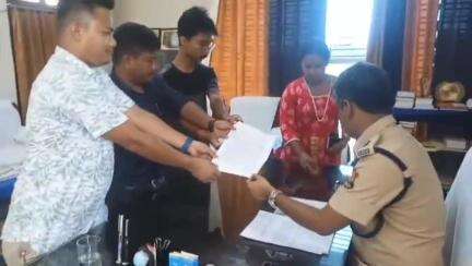 বিশালগড়: সিপাহীজলার অতিরিক্ত জেলা পুলিশ সুপারের নিকট TISF-র ডেপুটেশান