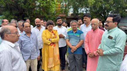 चिखली: स्वातंत्र्यवीर सावरकर चौक येथे समर्थ भारत केंद्राच्या वतीने स्वातंत्र्यवीर सावरकरांना अभिवादन कार्यक्रम संपन्न
