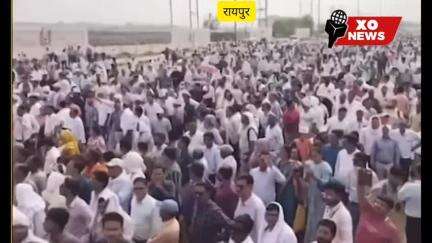 युक्तियुतकरण का विरोध प्रदर्शन एवं घेराव शिक्षक संघ द्वारा reporter Mahendra Sahu