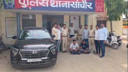 सांचोर: ऑपरेशन भौकाल के तहत सांचौर पुलिस और जिला स्पेशल टीम की बड़ी कार्रवाई, अवैध शराब की गई जब्त