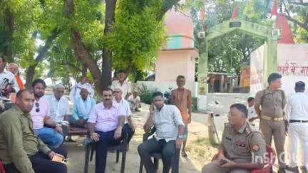 इगलास: इगलास के गांव सहारा खुर्द व पाताल खेड़िया मंदिर की भूमि से हटवाया गया अवैध कब्जा