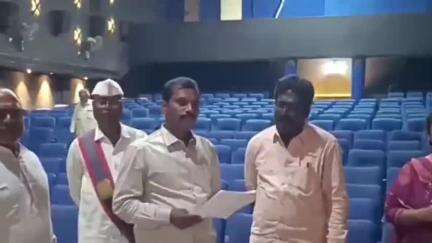 కొవ్వూరు: బుచ్చిరెడ్డిపాలెంలో థియేటర్ల తనిఖీ చేసిన తహశీల్దార్ అంబటి వెంకటేశ్వర్లు..