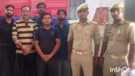 नवाबगंज: कस्बा रिठौरा विद्युत उपकेंद्र में घुसकर तोड़फोड़ और मारपीट करने वाले 5 आरोपियों को पुलिस ने गिरफ्तार कर जेल भेजा