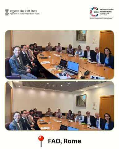 Dr. Abhijit Mitra, Animal Husbandry Commissioner & Chief Veterinary Officer of India, represented India in the 5th Meeting of the Bureau of the COAG Sub-Committee on Livestock as the First Vice Chair.