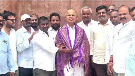 మాజీ ఎమ్మెల్యే చింతల రామచంద్రారెడ్డిని ఘనంగా సన్మానించిన టీడీపీ శ్రేణులు