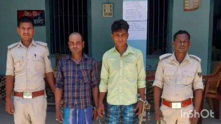 रानीगंज: बौसी पुलिस ने दो वारंटियों को किया गिरफ्तार, भेजा न्यायिक हिरासत में