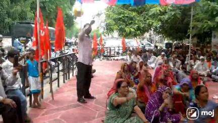 भीख नहीं अपना मेहनताना मांग रहे हैं मजदूरः उमेश
-जेके के मजदूरों के धरने को 100 दिन पूरे, भुगतान की मांग, सौंपा ज्ञापन