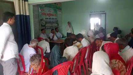 खरीफ महाभियान - 2025 अंतर्गत चैनपुर प्रखण्ड के प्रखण्ड कृषि कार्यालय में प्रशिक्षण कार्यक्रम। @bameti.bihar