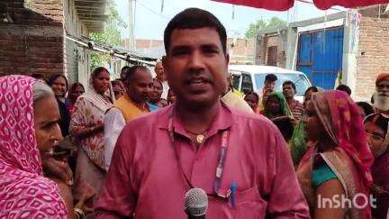 सासाराम: सासाराम के मोर सराय में भारत के प्रधानमंत्री नरेंद्र मोदी के स्वागत के लिए महिलाओं ने की भव्य तैयारी