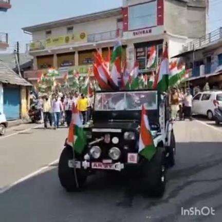 भोटा: बड़सर भाजपा द्वारा भोटा बाजार में सिंदूर ऑपरेशन के सफल होने पर वीर सैनिकों के सम्मान में निकली गई रैली ।#ऑपरेशन सिंदूर#