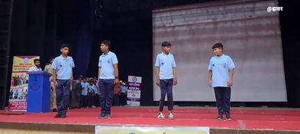 खंडवा नगर: किशोर सभागार में सृजन कार्यक्रम का आयोजन, डीआईजी रहे मौजूद, समापन पर पुरस्कार वितरण हुआ