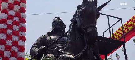खंडवा नगर: संत शिरोमणि महाराणा प्रताप जी की जयंती पर करणी सेना व राजपूत समाज समेत सर्व समाज ने किया माल्यार्पण