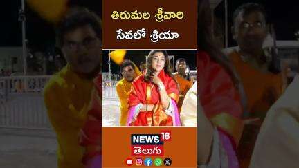 Actresss Shriya Saran visits Tirumala Temple | తిరుమల శ్రీ వారి సేవలో నటి శ్రియా శరణ్ | N18S