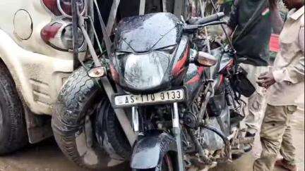 শিলচর: শিলচর ট্রাঙ্ক রোডে বাইক এবং ওয়েলট্যাঙ্কারের সংঘর্ষে আহত-১