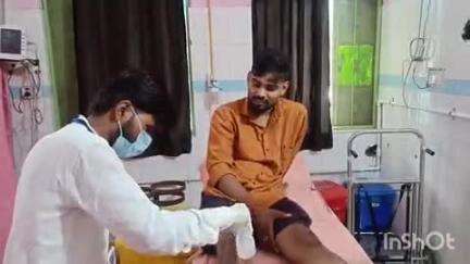 बांका: महगामा मोड़ के पास सड़क दुर्घटना में बाइक सवार युवक जख्मी, अस्पताल में उपचार जारी
