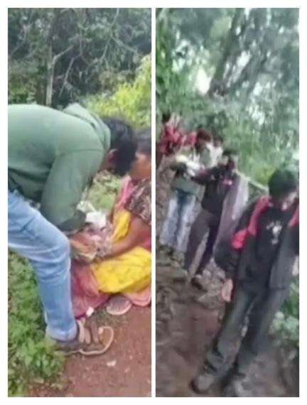 అల్లూరి సీతారామరాజు జిల్లాలో అటవీ మార్గంలో 6కి.మీ. నడిచి వెళ్లి పురిటినొప్పులతో బాధ పడుతున్న మహిళకు ప్రసవం చేసిన డాక్టర్