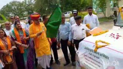 राजसमंद: राजसमंद में विकसित कृषि संकल्प अभियान का शुभारंभ, नगरीय विकास राज्य मंत्री ने रथ को दिखाई हरी झंडी