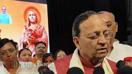 भाजपा महासचिव कर रहे थे सरकार का बखान तभी अखिलेश पर बड़ा बयान, हाईवे वायरल वीडियो पर बोले ? । BJP
